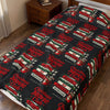 Velveteen Plush Blanket — Christmas Movie Club VHS Pattern Holiday Throw