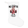 HOLIDAY Santa Lifting Gifts Santa Stocking