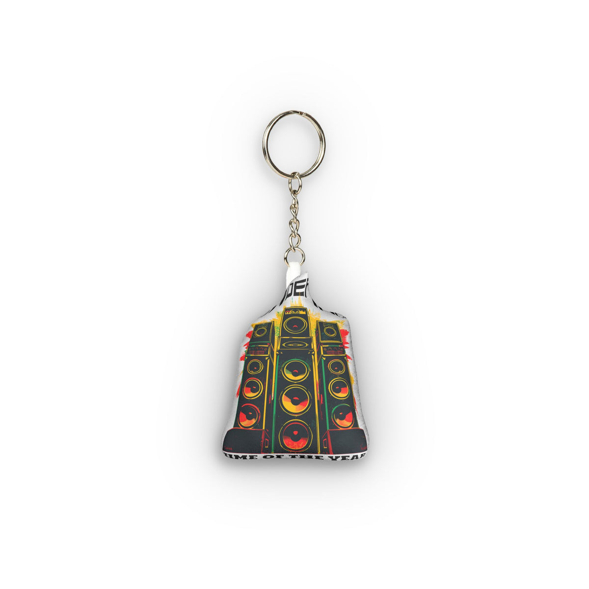 Colorful Holiday Speakers Custom Shape Mini Plush Keychain