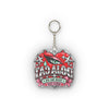 Red Heart Chrome Eye Custom Shape Mini Plush Keychain