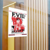 Evil Clown Kiss-Cut Vinyl Decal — Horror Halloween Sticker— Halloween 2026