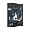 Halloween Cat Poster - "Black Cat Magic" October Magazine Cover