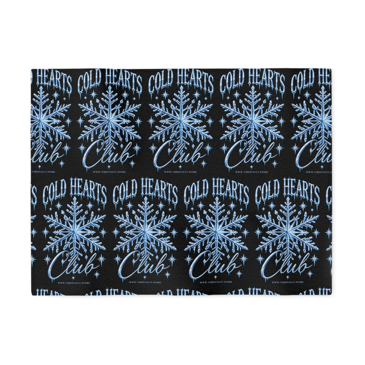 Cold Hearts Club Snowflake Sweatshirt Blanket