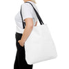 Pink Heart Chrome Eye All-Over Print Tote Bag