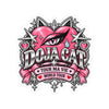 Pink Heart Chrome Eye Kiss-Cut Stickers