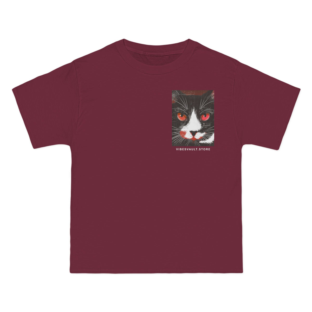 Red Halloween Magazine Cat Edition - T-shirt Top - Retro Fall Witch Wizard Magic -Graphic Tee - Fall Halloween 2026