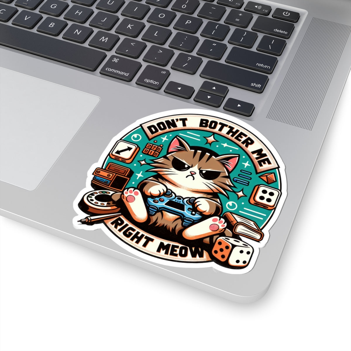 Grumpy Cat Gaming Sticker