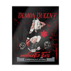 Demon Queen Kiss-Cut Vinyl Decal — Gothic Punk Sticker ("Unhinged Evil")— Halloween 2026