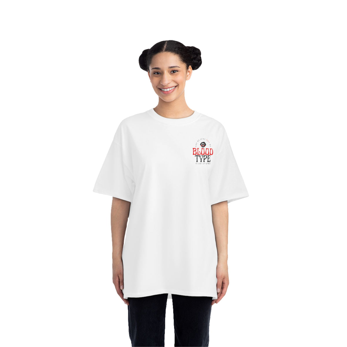 "You're Just Not My Blood Type" Retro Vampire Heart Graphic Tee - Fall Halloween 2026
