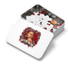 Red Roses Chrome Portrait Jigsaw Puzzle with Tin
