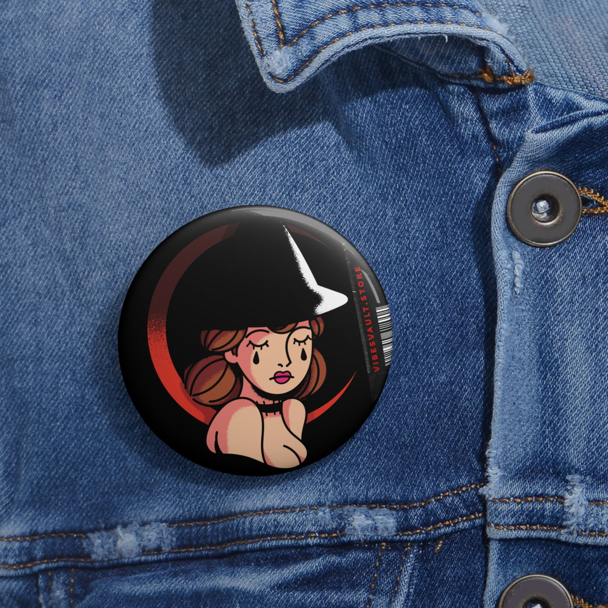 Red Witch Tears Pin - 100% that Witch- Dracula Pin Badge - Fall Halloween 2026