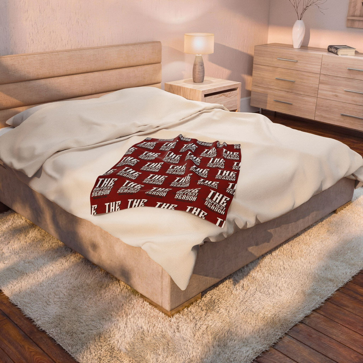 HOLIDAY The Happiest Season Velveteen Plush Blanket