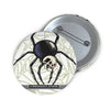 Monster Spider Pin - Black and Red Evil Eyes - Button Badge - Fall Halloween 2026