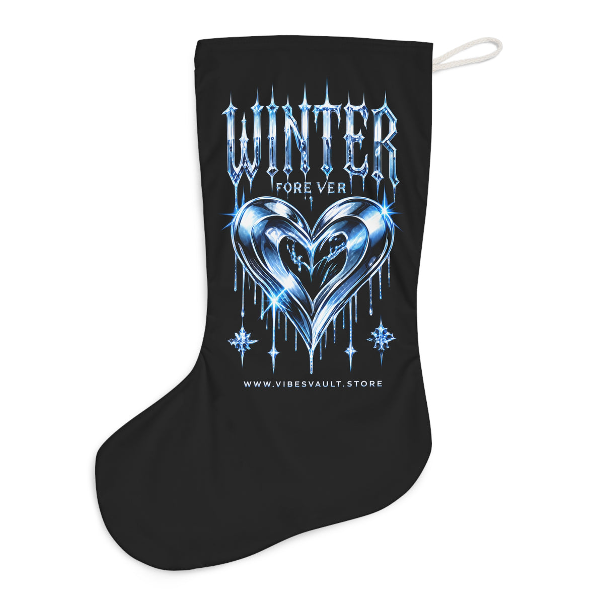 HOLIDAY Winter Forever Santa Stocking