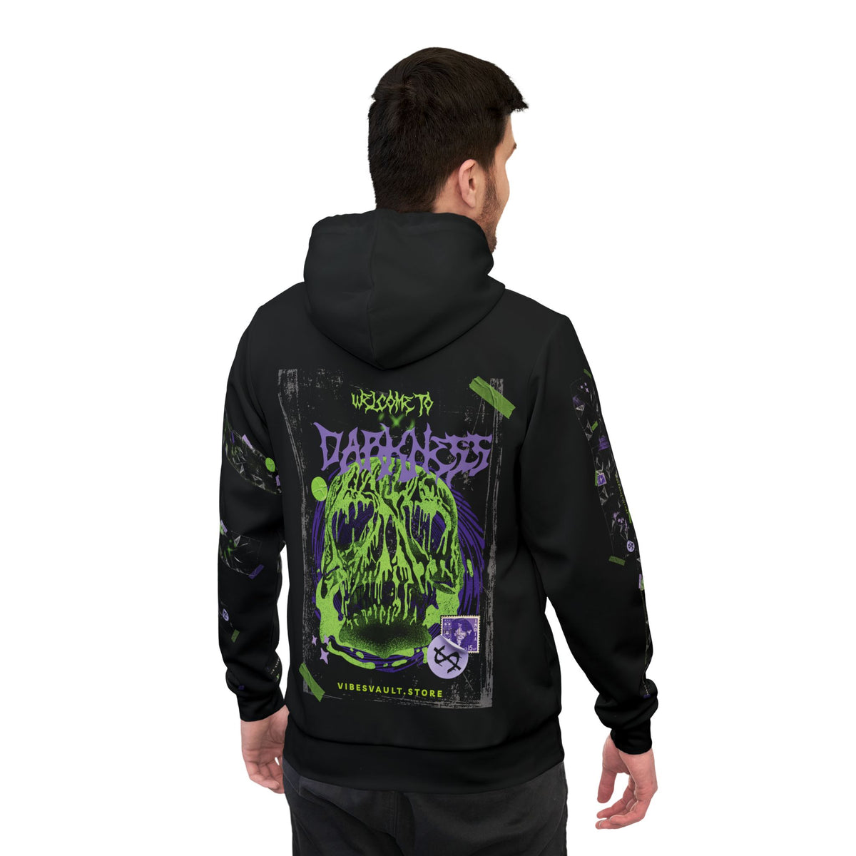 Darkness Skate Skull Hoodie