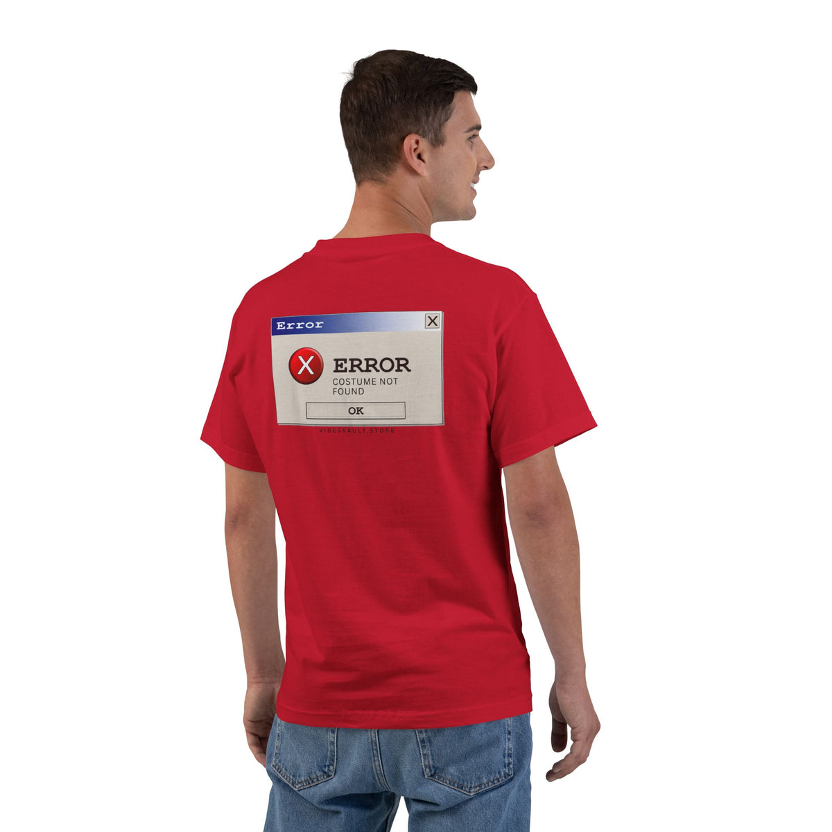 ERROR Costume Not Found - T-shirt Top - Retro Vampire Heart Graphic Tee - Fall Halloween 2026