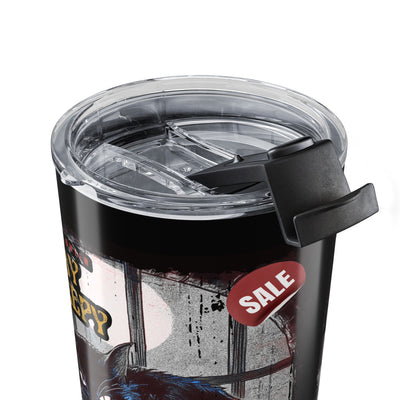 Horror Movie Poster 20oz Tumbler – 'Black Cats' Retro Thriller Design— Halloween 2026
