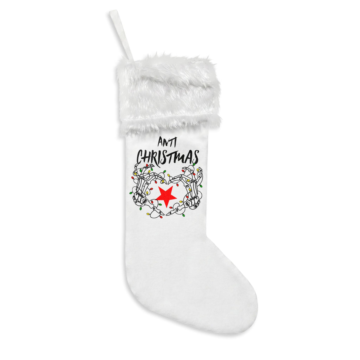 HOLIDAY Skeleton Heart Christmas Stockings (Flannel)