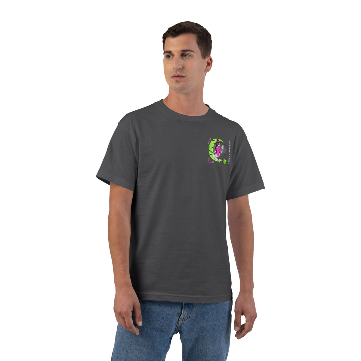 100% That Witch - Shirt Pink Green Neon - T-shirt Top - Retro Graphic Tee - Fall Halloween 2026