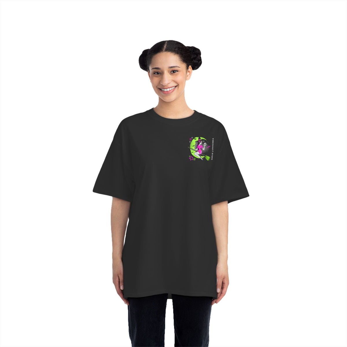 100% That Witch - Shirt Pink Green Neon - T-shirt Top - Retro Graphic Tee - Fall Halloween 2026