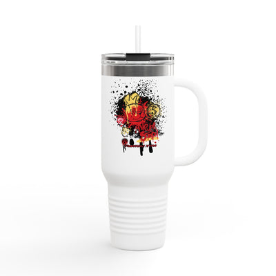 King Teddy Bear Tumbler with Gold Money