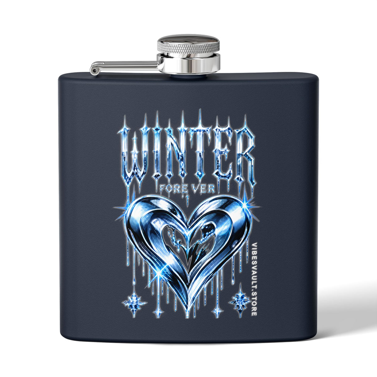 Winter Forever Stainless Steel Flask 6oz