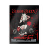 Demon Queen Kiss-Cut Vinyl Decal — Gothic Punk Sticker ("Unhinged Evil")— Halloween 2026