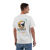 October Crescent Moon and Black Cat - T-shirt Top - Graphic Tee - Fall 2026