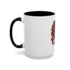 Red Roses Chrome Portrait Colorful Mug 11oz & 15oz