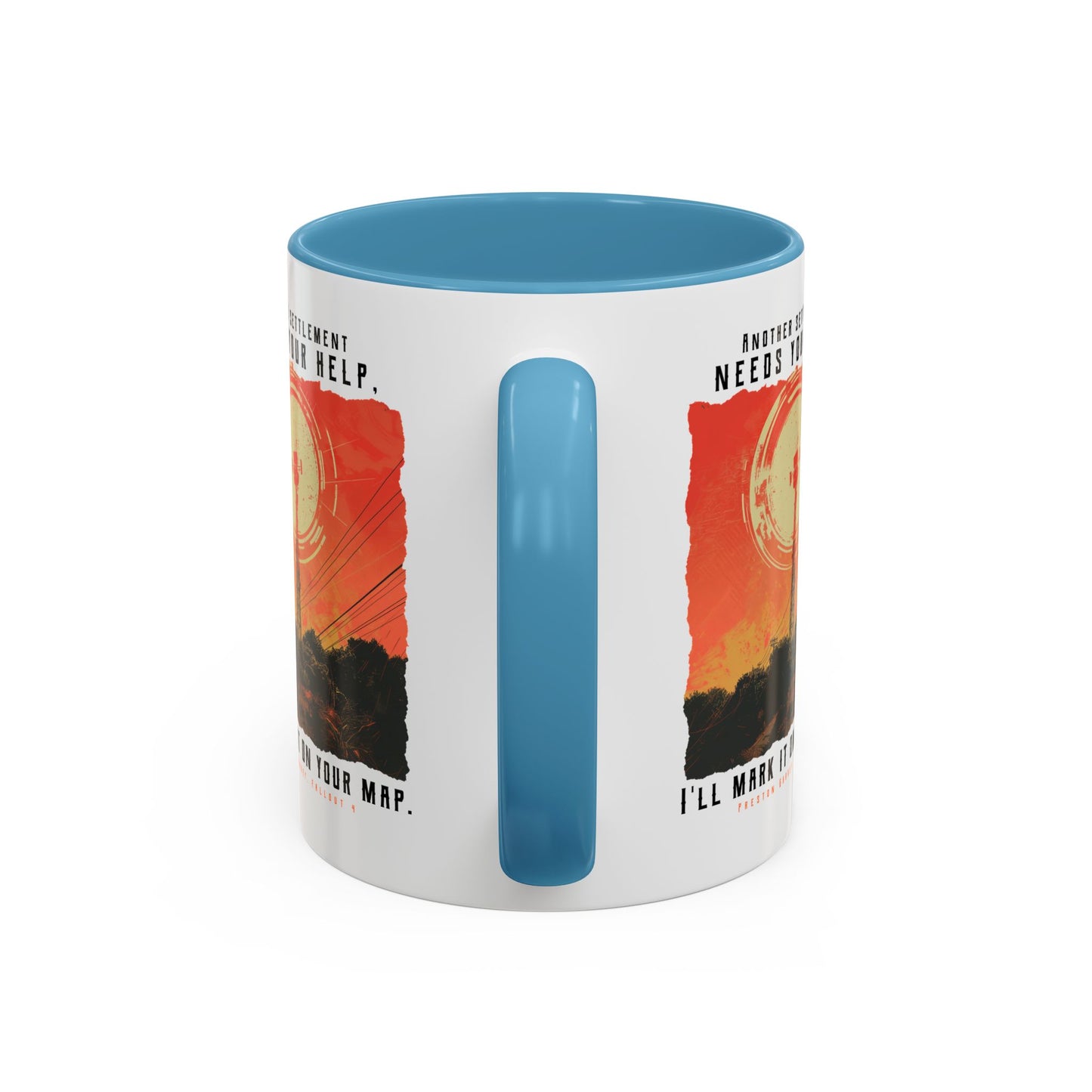 I'll Mark It On Your Map Fallout Coffee Mug — Vintage Radio Tower Accent Mug