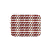 Red Roses Chrome Portrait Sherpa Blanket