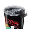 20oz Fight Your Demons Tumbler – Halloween Alcohol Cheers Travel Cup— Halloween 2026