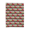 Merry Christmas Festive Velveteen Plush Blanket