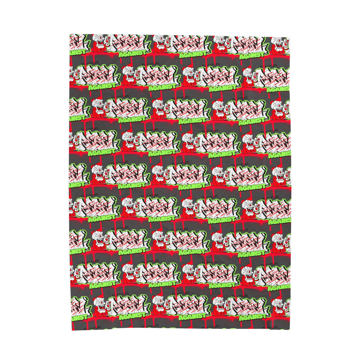 Merry Christmas Festive Velveteen Plush Blanket