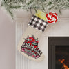 Red Heart Chrome Eye Christmas Stocking