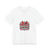 Red Heart Chrome Eye Bella+Canvas Jersey Tee