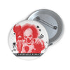 Evil Clown Button - Kid with Red Balloon Pin - Scary Movie Inspo - Fall Halloween 2026