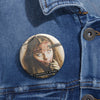 Creepy Comb Face Queen Button Pin - Scary Movie Inspo - Fall Halloween 2026