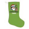 HOLIDAY Santa Burning Money Santa Stocking