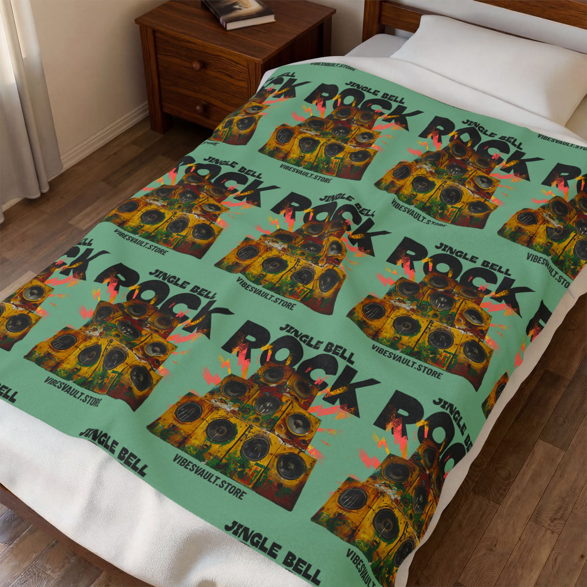 Jingle Bell Rock Plush Blanket