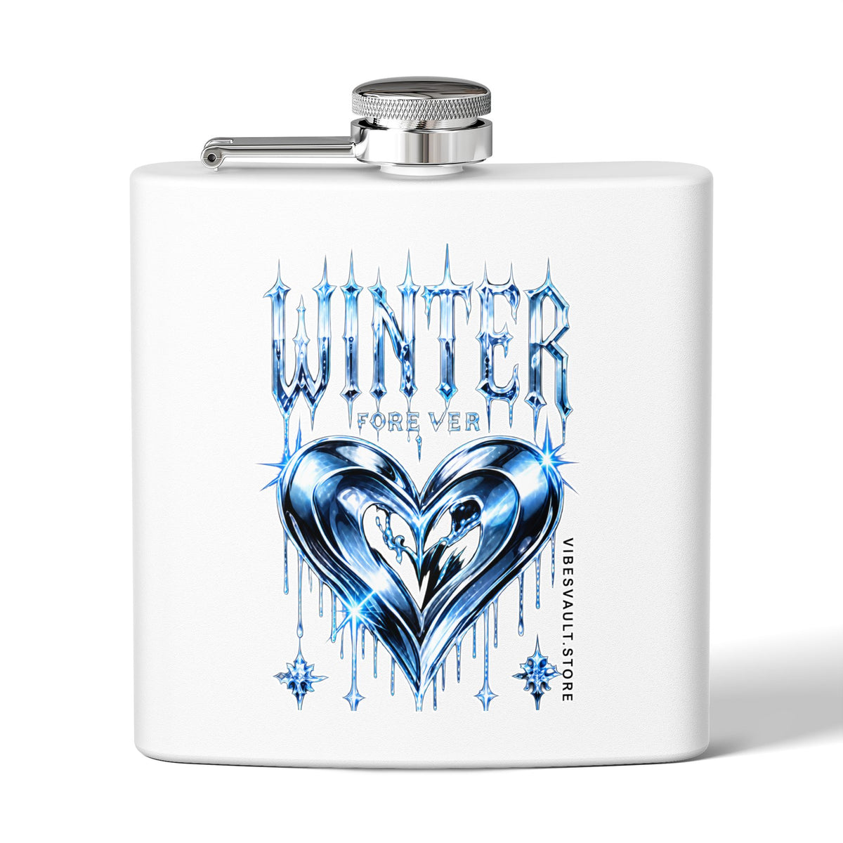 Winter Forever Stainless Steel Flask 6oz