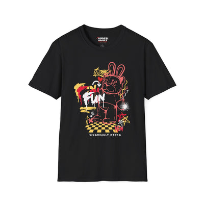 Dead Teddy Bear Graffiti T-Shirt Top