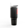 Rose Mosaic Portrait Insulated Travel Mug 40oz