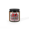 Red Heart Chrome Eye Amber Jar Soy Candle