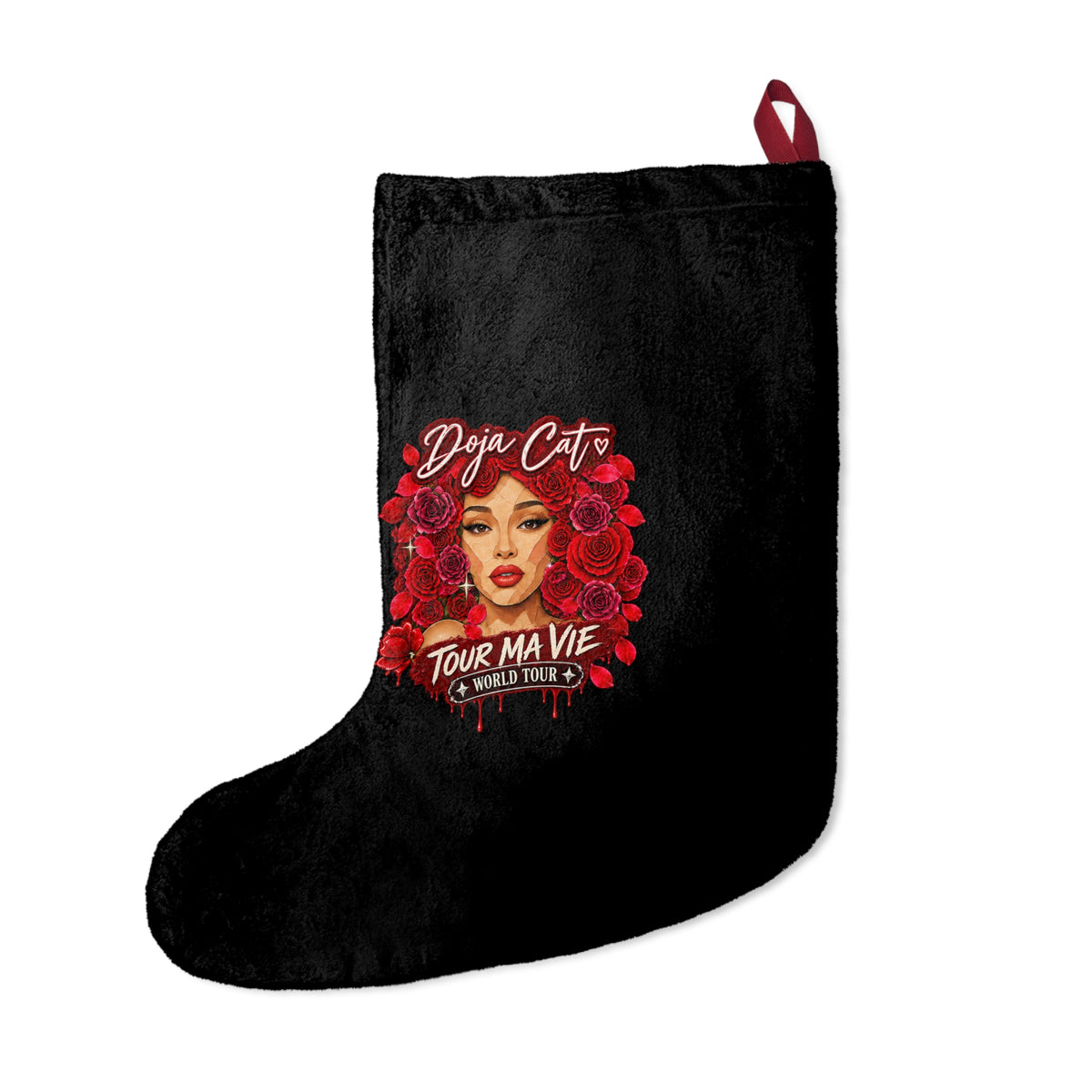 Rose Mosaic Portrait Christmas Stockings