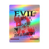 Evil Clown Kiss-Cut Vinyl Decal — Horror Halloween Sticker— Halloween 2026