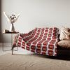 Rose Mosaic Portrait Sweatshirt Blanket