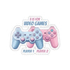 Valentine Gamer Sticker