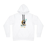 October Vibes Hoodie – Black Cat Moon Graphic Athletic Hoodie