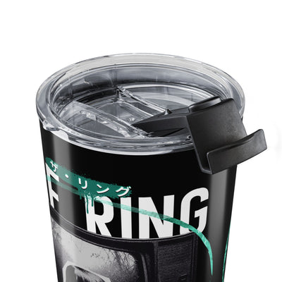20oz Stainless Tumbler — 'The Ring' Media Movie Inspired Graphic— Halloween 2026